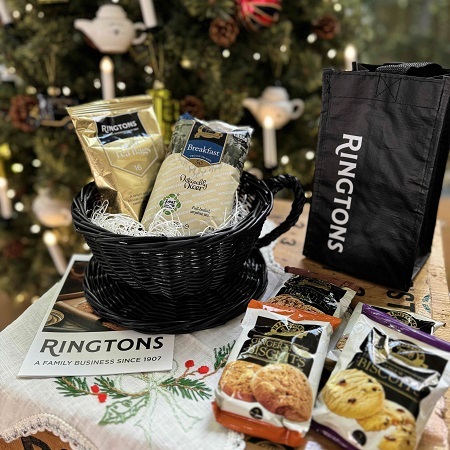 Ringtons リントンズ 英国ギフト バスケット ブラック ハンパー Ringtons リントンズ 英国ギフト バスケット ブラック ハンパー