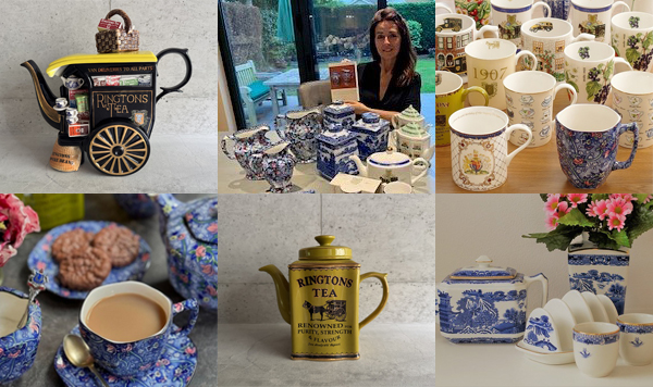 リントンズ】 紅茶商創業100周年記念 英国製 ビスケットバレル