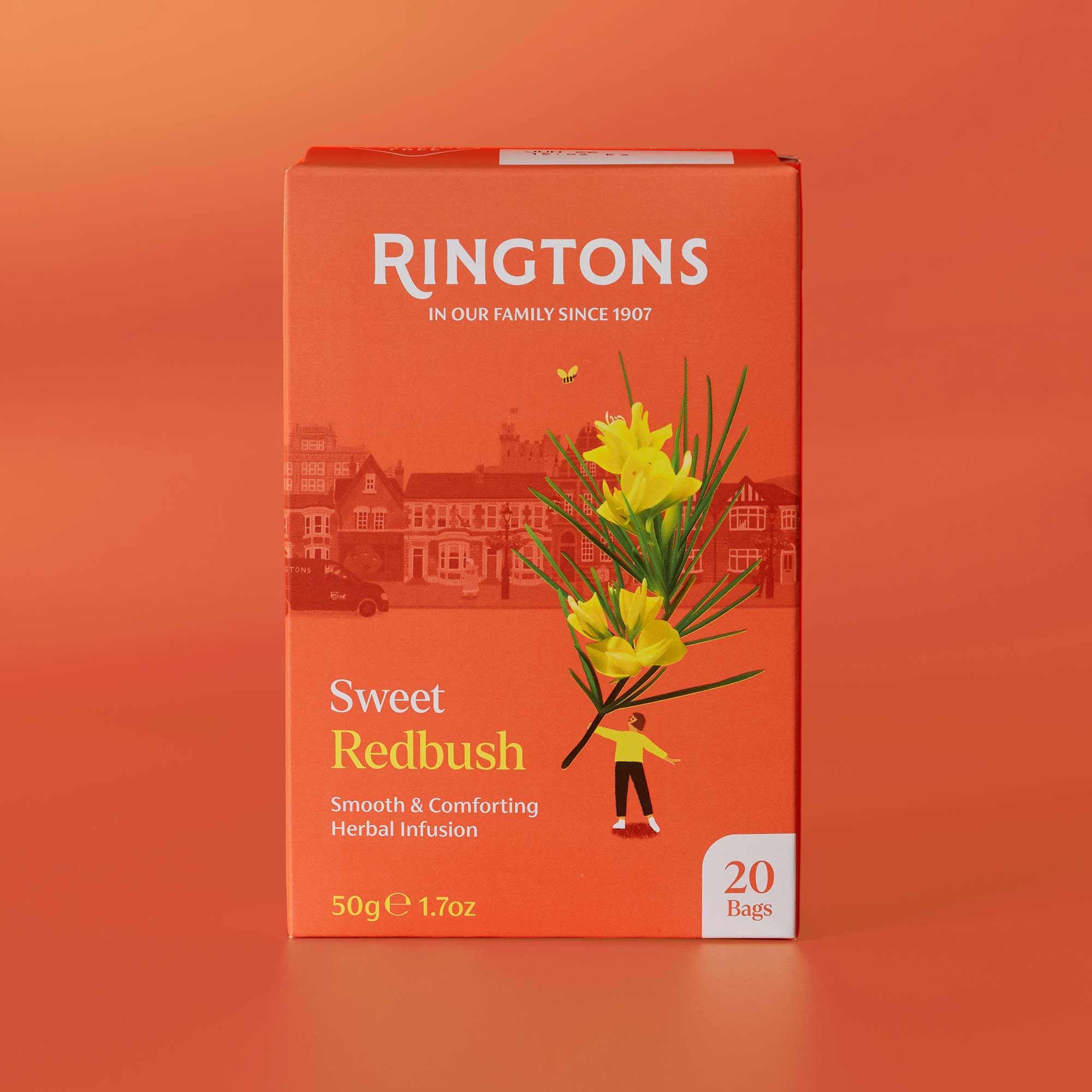 □英国紅茶 Ringtons リントンズ【レモン＆ジンジャーティー】 個包装 