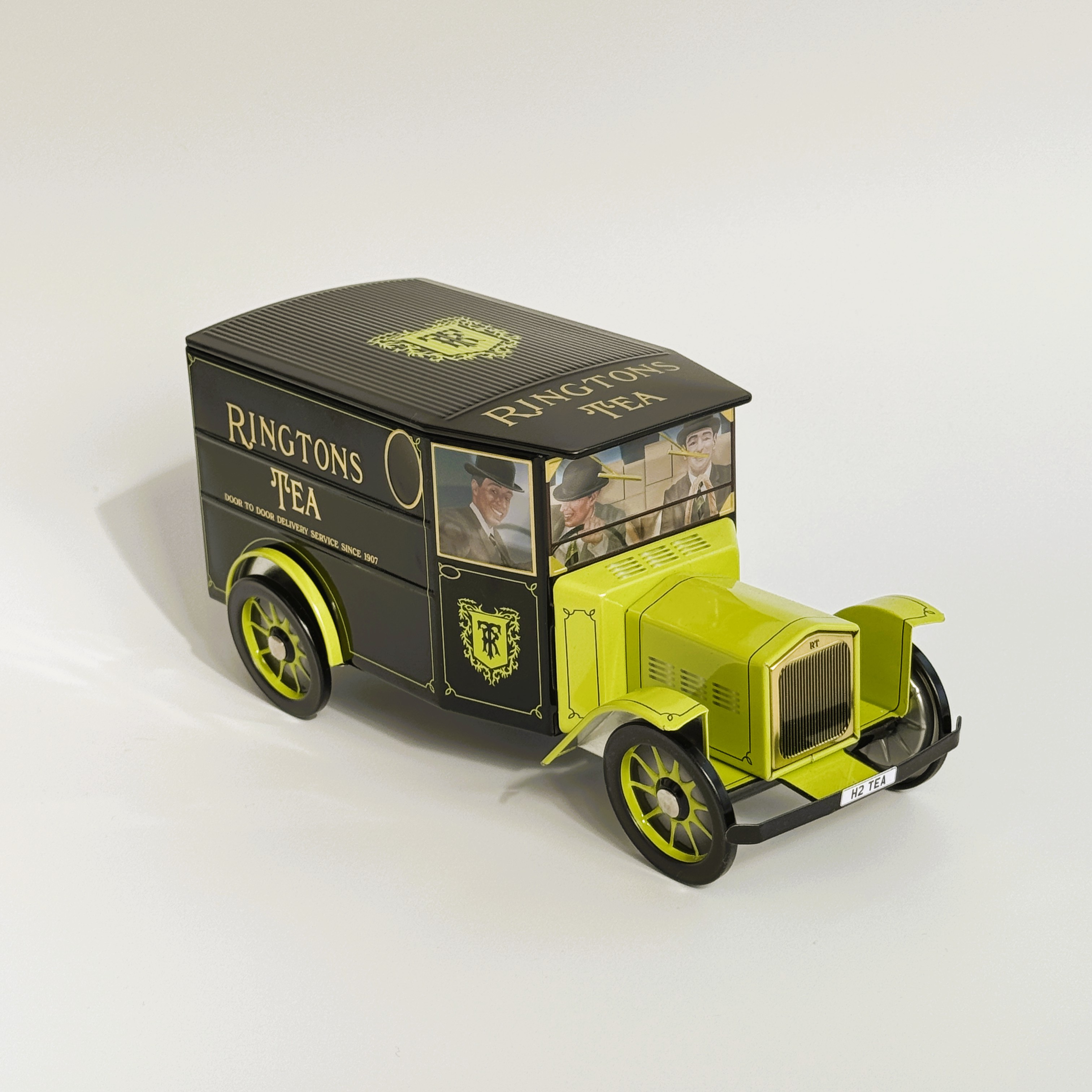 リントンズ【 クラシックバン型の紅茶缶 】ゴールド50包100杯分(150g